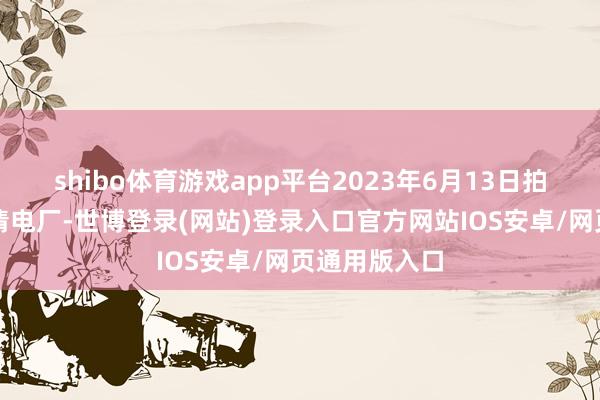 shibo体育游戏app平台2023年6月13日拍摄的浙能乐清电厂-世博登录(网站)登录入口官方网站IOS安卓/网页通用版入口