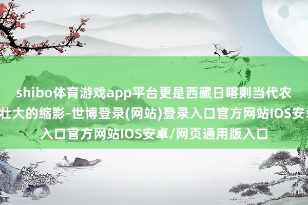 shibo体育游戏app平台更是西藏日喀则当代农业在雪域高原助长壮大的缩影-世博登录(网站)登录入口官方网站IOS安卓/网页通用版入口